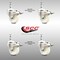 Service Caster 3 Inch 316SS Nylon Wheel Swivel 10mm Threaded Stem Caster Set Lock Brake SCC SCC-SS316TSTTL20S314-NYS-M1015-4 - alternate 3